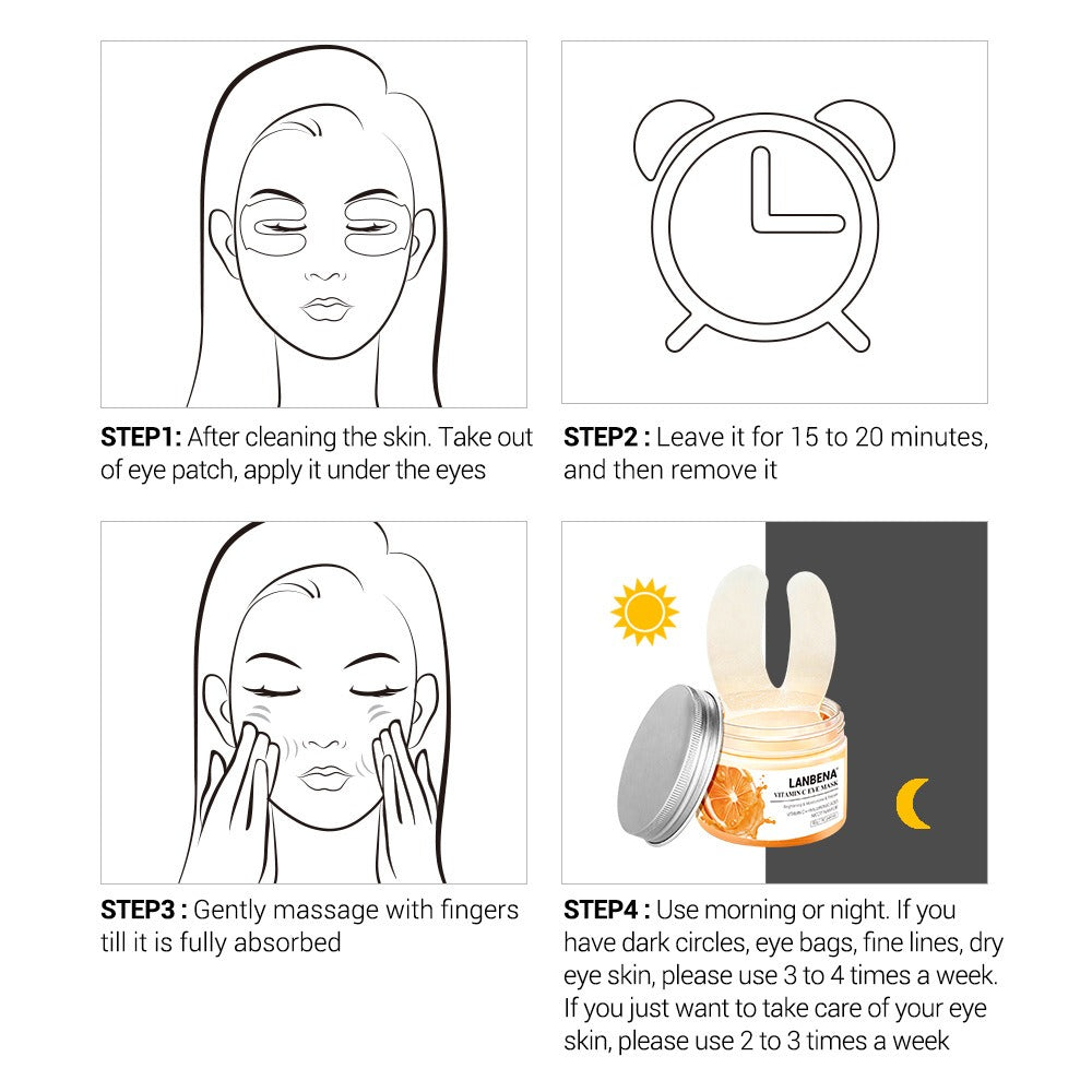 LANBENA Vitamin C Eye Mask 25 pairs 維他命C眼膜 25對