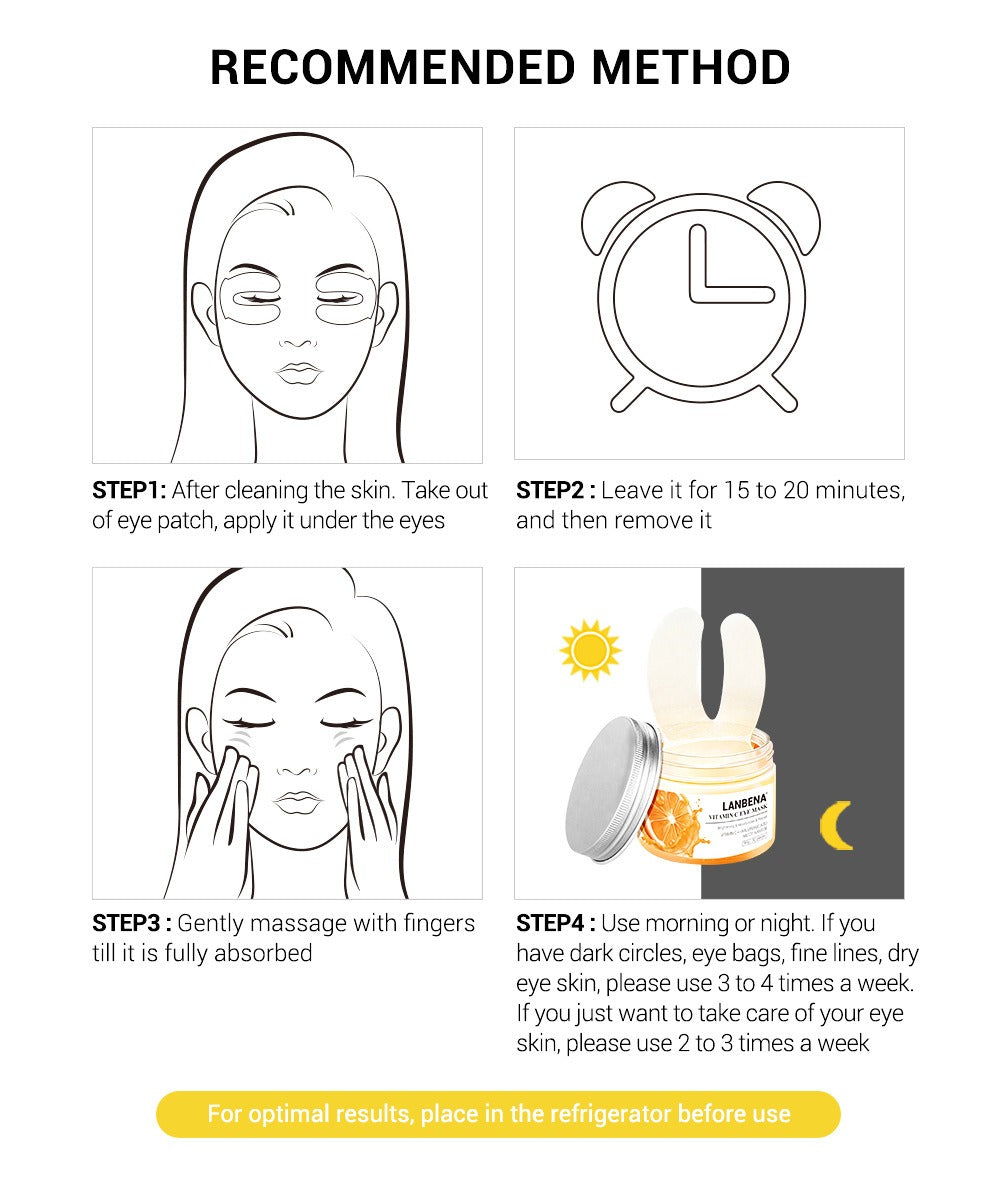LANBENA Vitamin C Eye Mask 25 pairs 維他命C眼膜 25對