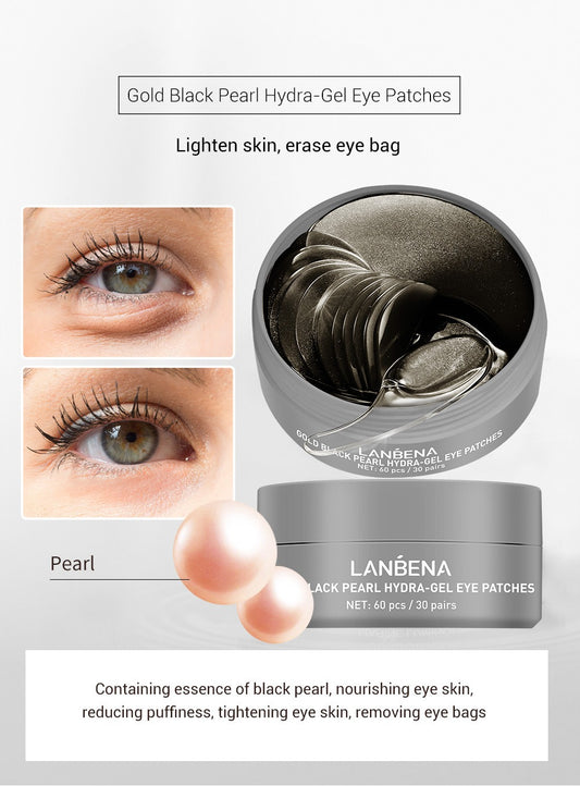 LANBENA Gold Black Pearl Hydra-gel Eye Patches 30 pairs 去眼袋珍珠啫喱眼膜 30對