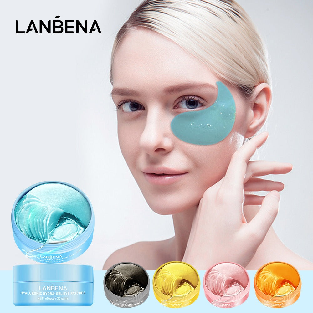 LANBENA Gold Black Pearl Hydra-gel Eye Patches 30 pairs 去眼袋珍珠啫喱眼膜 30對